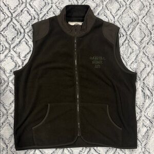 Save the Habitat Save the Hunt Dark Brown Fleece Vest